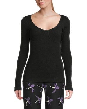 Brunello Cucinelli Ribbed Wool Jumper - Black