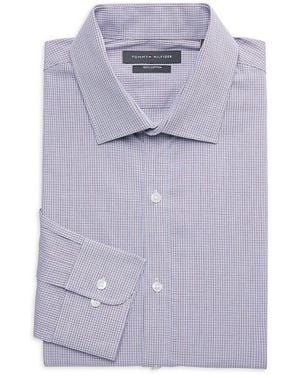 Tommy Hilfiger Slim Fit Check Dress Shirt - Blue