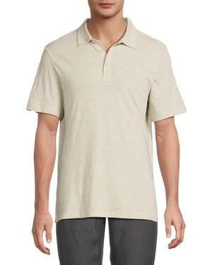Onia Slub Cotton Polo Shirt - Natural