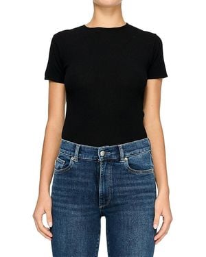 DL1961 Instasculpt Baby Tee - Black
