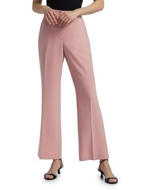 Tahari Tanner Stretch Straight-Leg Pants - Pink