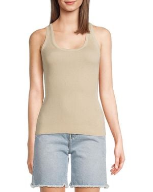 Jonathan Simkhai Kioni Silk-Cashmere Tank - Blue