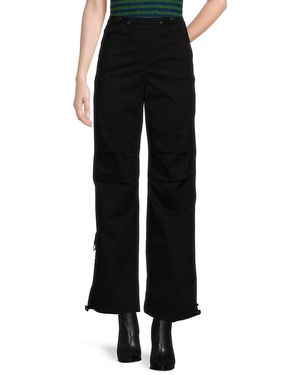 RETROD Jenova Solid Cargo Pants - Black