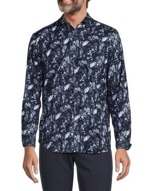 Robert Graham Abstract Print Classic Fit Shirt - Blue