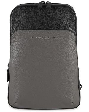 Cole Haan Mattews Two Tone Leather Backpack in Black for Men Lyst Australia