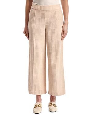 Capsule 121 Textured Terry Wide-Leg Pants - Natural