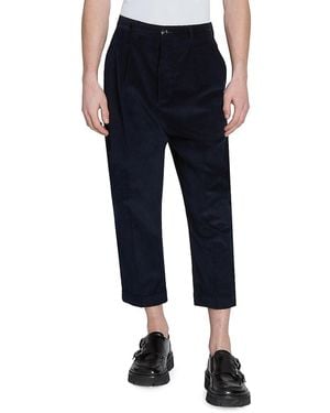 Ami Paris Carrot Oversized Pants - Blue