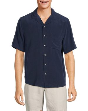 Onia 'Vacation Silk Camp Shirt - Blue