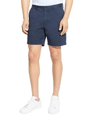 Theory Zaine Slim-Straight Chino Shorts - Blue