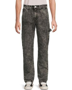 Wesc Acid Wash Carpenter Jeans - Gray