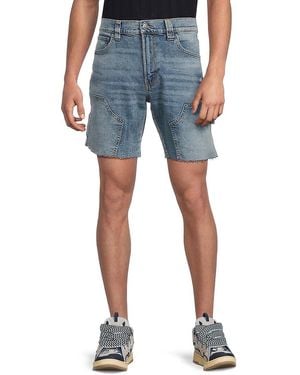 Hudson Jeans Carpenter Denim Shorts - Blue