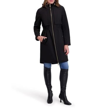 Kensie Softshell Hooded Jacket - Black