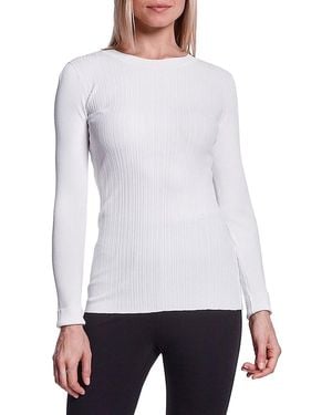 Capsule 121 Brite Ribbed Jumper - White