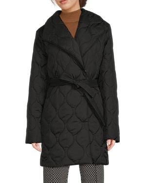 Tahari Janelle Puffer Coat - Black