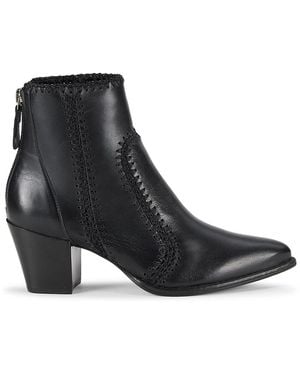 Alexandre Birman Benta 75Mm Leather Block-Heel Ankle Boots - Black