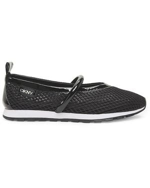 DKNY Dalhart Knit Ballet Flats - Black