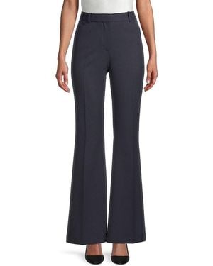 Kobi Halperin Toni High-Rise Flared Trousers - Blue