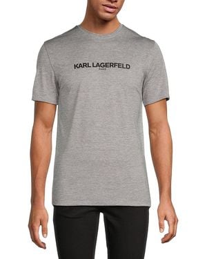 Karl Lagerfeld Logo T-Shirt - Grey