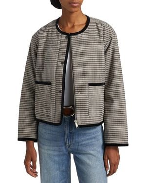 Rails Nota Plaid Padded Jacket - Gray