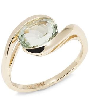 Effy 14K & Amethyst Ring - White