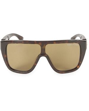 McQueen 99Mm Shield Sunglasses - Natural