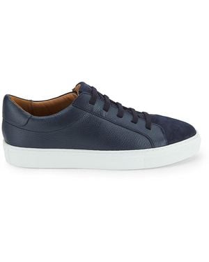 Allen Edmonds Fisher Leather & Suede Low-top Sneakers - Blue