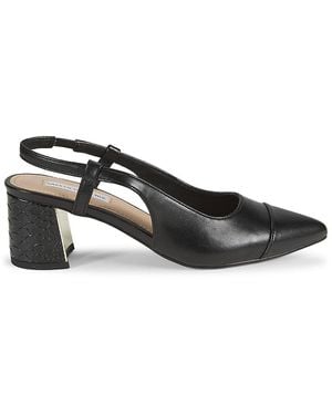 Saks Fifth Avenue Monroe 65mm Faux Leather Slingback Pumps - Black