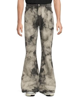 Cout de la Liberte Jimmy Flared Cotton Tie-Dye Jeans - Multicolour