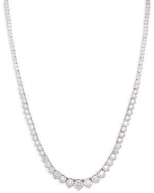 Saks Fifth Avenue 14K & 5.00 Tcw Lab-Grown Diamond Necklace/17.5" - White