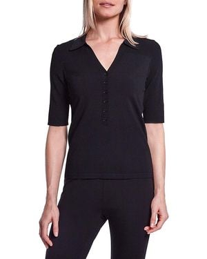 Capsule 121 Webb Solid Polo Jumper - Black