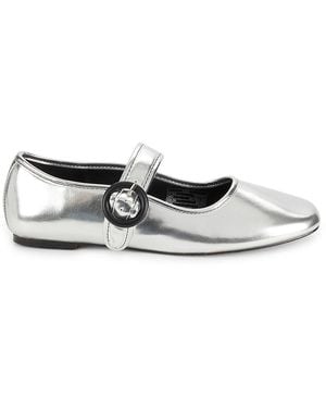 Elle Mary Jane Ballet Flats - Black