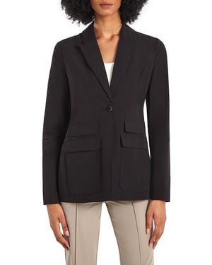 Capsule 121 The New Glenn Peak Lapel Blazer - Black