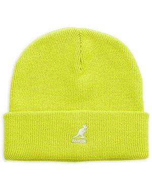 Kangol Logo Cuff Beanie - Yellow
