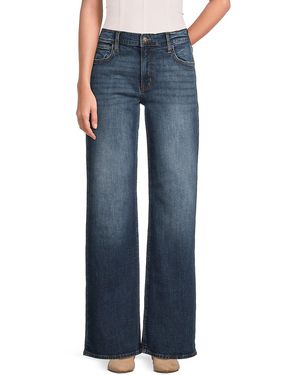 Hudson Jeans Rosalie High-rise Wide-leg Jeans - Blue