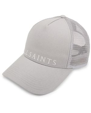 AllSaints Logo Trucker Hat - Grey