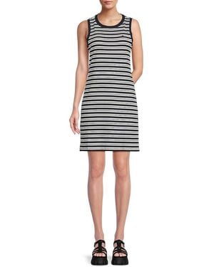 Tommy Hilfiger Striped Cotton-Blend Tank Minidress - Multicolour