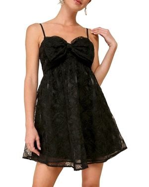 Lulus Charming Intent Fit & Flare Minidress - Black