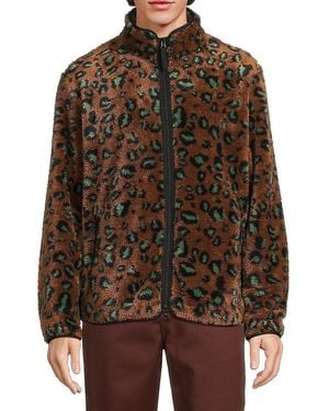 Carhartt Jebson Leopard Jacket - Brown
