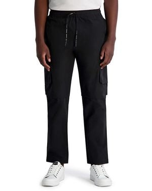 Karl Lagerfeld Drawstring Cargo Pants - Black