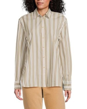 Rag & Bone Monty Stripe Shirt - Natural