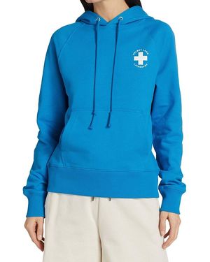 Helmut Lang Knots Graphic Hoodie - Blue