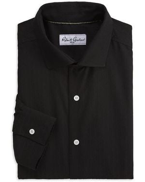 Robert Graham Walford Cotton Dress Shirt - Black