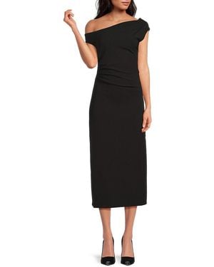 Tanya Taylor Gio One-Shoulder Midi-Dress - Red