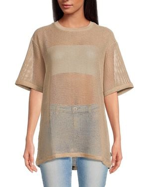 Wesc Mason Cotton T-Shirt - Natural