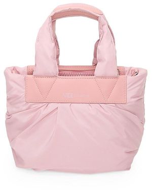 VEE COLLECTIVE Caba Mini Nylon Tote Bag - Pink