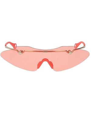Fenty Centerfold 130Mm Mask Sunglasses - Red
