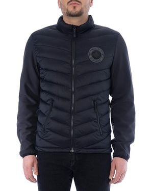 Toboggan Canada Mixed Media Puffer Jacket - Blue