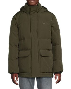 Levi's Arctic Cloth Puffer Parka - Green