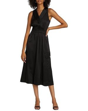 Ramy Brook Nikia Sleeveless Midi-Dress - Black