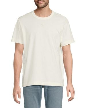 Starter Embroidered Short Sleeve Crewneck T-Shirt - White